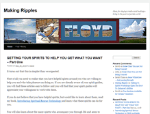 Tablet Screenshot of makingripples.com